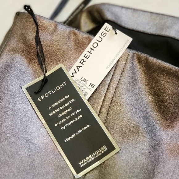 Spotlight by Warehouse Bandeau Dress • Size 12 NWT - Picture 4 of 6